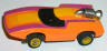 AFX Turbo Turnon, orange with yellow and violet