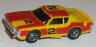 AFX Matador stock car in yellow with rd and black #2