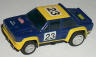 Matchbox Fiat 131 in blue with mustard #23