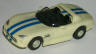 Tyco day-glo with blue stripes Viper convertible set car.