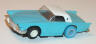 Tyco '57 T-bird in turquoise with white roof