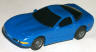 Tyco 1998 Corvette, blue