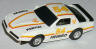 Tyco '82 Firebird, white with yellow and orange #54, HP7.