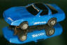 Tyco '90 Corvette ZR1, blue